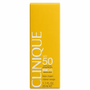 کرم ضدآفتاب صورت Clinique مدل SPF 50 with SolarSmart حجم ۵۰ میلی‌لیتر