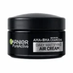 کرم مات‌کننده روزانه صورت Garnier مدل PureActive AHA+BHA Daily Mattifying Air Cream حجم 50 میلی‌لیتر
