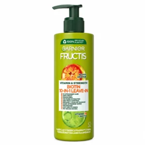 کرم مو Garnier مدل Fructis Vitamin & Strength Biotin 10-in-1 Leave-In حجم 400 میلی‌لیتر