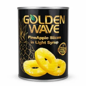 کمپوت آناناس حلقه‌ای پرمیوم GOLDEN WAVE