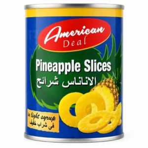 کنسرو آناناس حلقه‌ای American Deal وزن ۵۶۵ گرم