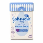 گوش‌پاک‌کن کودک Johnson's مدل Cotton Buds بسته ۱۰۰ عددی