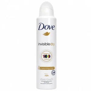 اسپری ضدتعریق Dove مدل Invisible Dry Clean Touch حجم 250 میلی‌لیتر