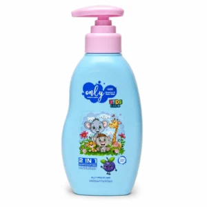 شامپو سر و بدن کودک Only مدل Kids Club Blueberry حجم 350 میلی‌لیتر