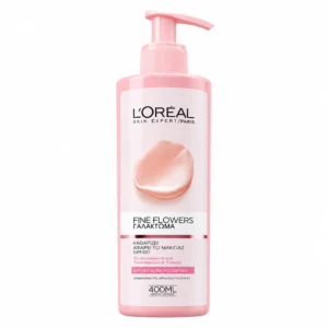 شیر پاک کننده آرایش L'OREAL مدل Fine Flowers حجم ۴۰۰ میلی‌لیتر یونان