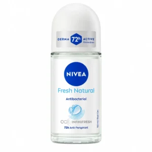 مام رول ضدتعریق NIVEA مدل Fresh Natural حجم ۵۰ میلی‌لیتر