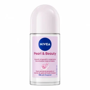 مام رول ضدتعریق NIVEA مدل Pearl & Beauty حجم ۵۰ میلی‌لیتر