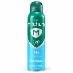 اسپری ضدتعریق مردانه Mitchum مدل Clean Control حجم ۲۰۰ میلی‌لیتر