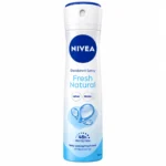 اسپری دئودورانت NIVEA مدل Fresh Natural حجم ۱۵۰ میلی‌لیتر