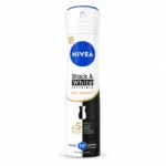 اسپری ضدتعریق NIVEA مدل Black & White Invisible Silky Smooth حجم ۱۵۰ میلی‌لیتر