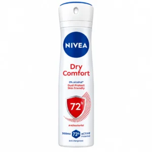 اسپری ضدتعریق NIVEA مدل Dry Comfort حجم ۱۵۰ میلی‌لیتر