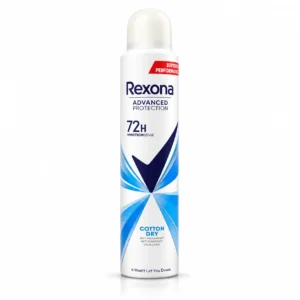 اسپری ضدتعریق Rexona مدل Cotton Dry حجم 200 میلی‌لیتر