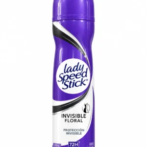 اسپری ضدتعریق زنانه Lady Speed Stick مدل Invisible Floral حجم ۱۵۰ میلی‌لیتر