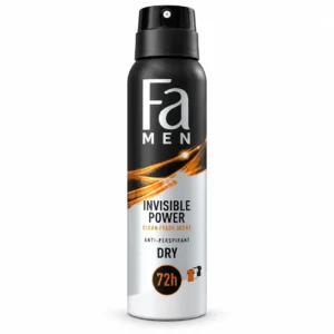 اسپری ضدتعریق مردانه Fa مدل Invisible Power حجم 150 میلی‌لیتر