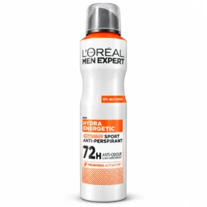 اسپری ضدتعریق مردانه LOERAL مدل Hydra Energetic حجم 250 میلی‌لیتر