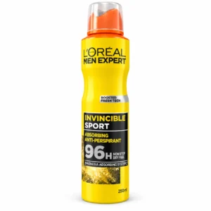 اسپری ضدتعریق مردانه LOERAL مدل Invincible Sport حجم 250 میلی‌لیتر