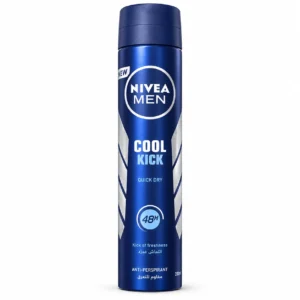 اسپری ضدتعریق مردانه NIVEA مدل COOL KICK حجم 200 میلی‌لیتر