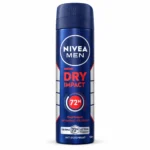 اسپری ضدتعریق مردانه NIVEA مدل DRY IMPACT حجم ۱۵۰ میلی‌لیتر