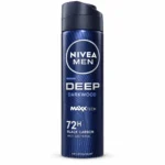 اسپری ضدتعریق مردانه NIVEA مدل Deep Darkwood حجم ۱۵۰ میلی‌لیتر