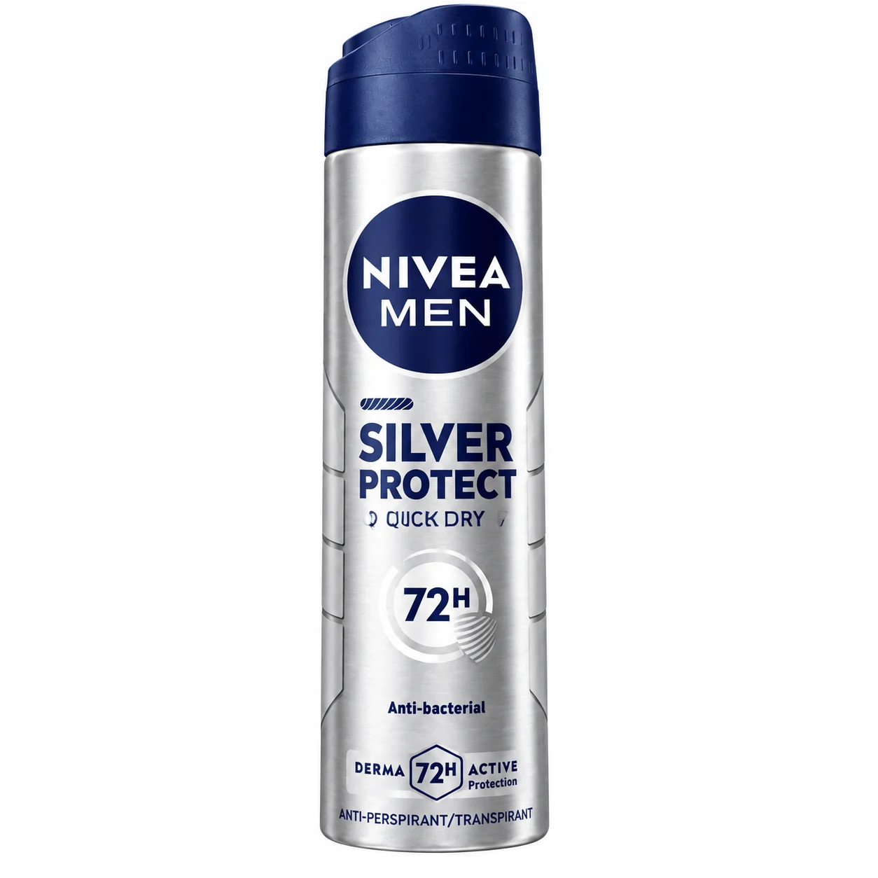 اسپری ضدتعریق مردانه NIVEA مدل Silver Protect حجم ۱۵۰ میلیلیتر