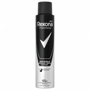 اسپری ضدتعریق مردانه Rexona مدل Invisible On Black + White Clothesحجم ۲۰۰ میلی‌لیتر