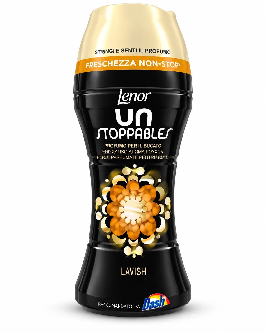 بوستر رایحه لباس Lenor مدل Unstoppables Lavish وزن 210 گرم