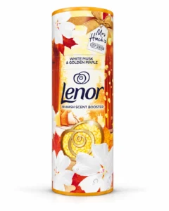 بوستر رایحه لباس Lenor مدل White Musk & Golden Maple وزن 176 گرم