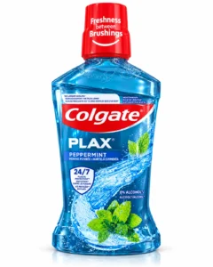 دهان‌شویه Colgate مدل PLAX PEPPERMINT حجم ۵۰۰ میلی‌لیتر