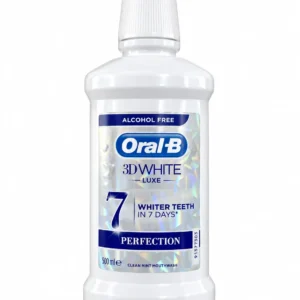 دهان‌شویه Oral-B مدل 3D WHITE LUXE حجم ۵۰۰ میلی‌لیتر