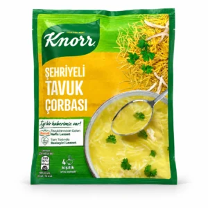 سوپ مرغ رشته‌ای Knorr مدل Şehriyeli Tavuk Çorbası وزن 51 گرم