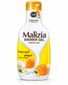شامپو بدن Malizia مدل Honey and Ginger حجم 1 لیتر