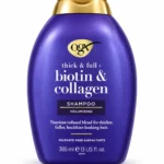 شامپو حجم‌دهنده مو OGX مدل Thick & Full + Biotin & Collagen حجم ۳۸۵ میلی‌لیتر