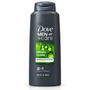 شامپو مو مردانه ۲ در ۱ Dove مدل Fresh + Clean حجم 603 میلی‌لیتر