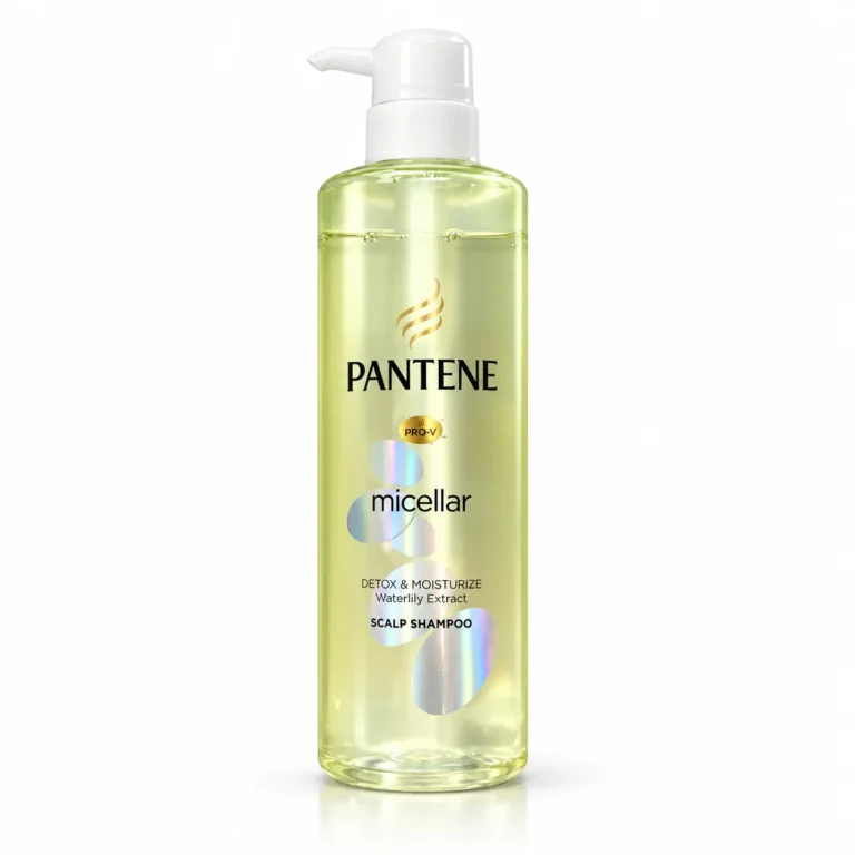 شامپو پوست سر چرب Pantene مدل Pro-V Micellar Detox & Moisturize حجم 530 میلی‌لیتر