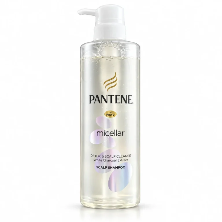 شامپو پوست سر چرب Pantene مدل Pro-V Micellar Detox & Scalp Cleanse حجم 530 میلی‌لیتر
