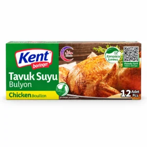 عصاره مرغ Kent boringer مدل Tavuk Suyu Bulyon بسته ۱۲ عددی