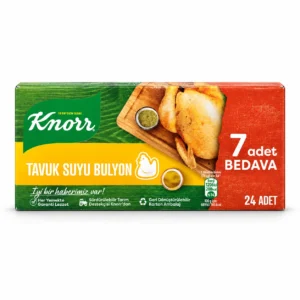 عصاره مرغ Knorr مدل Tavuk Suyu Bulyon بسته 24 عددی