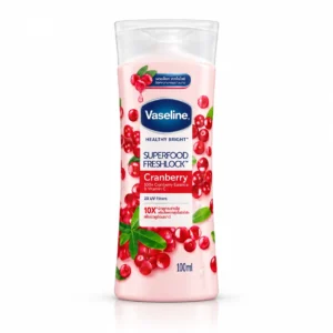 لوسیون بدن Vaseline مدل Cranberry حجم ۱۰۰ میلی‌لیتر