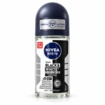 مام رول ضدتعریق مردانه NIVEA مدل Black & White Invisible Original حجم ۵۰ میلی‌لیتر