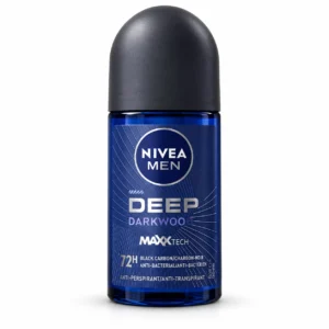مام رول ضدتعریق مردانه NIVEA مدل Deep Darkwood MaxxTech حجم 50 میلی‌لیتر