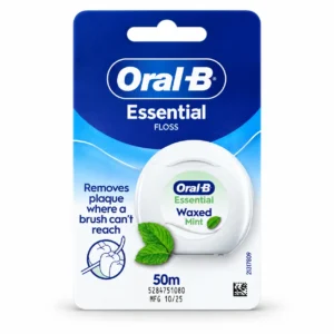 نخ دندان موم‌دار Oral-B مدل Essential Waxed Mint طول 50 متر