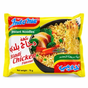 نودل فوری طعم مرغ Indomie مدل Bladi Chicken وزن ۷۵ گرم