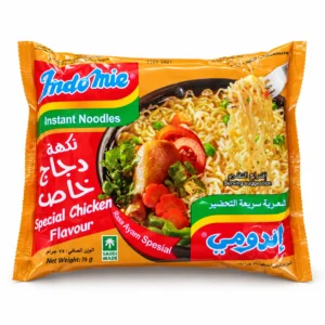 نودل فوری طعم مرغ Indomie مدل Special Chicken وزن ۷۵ گرم