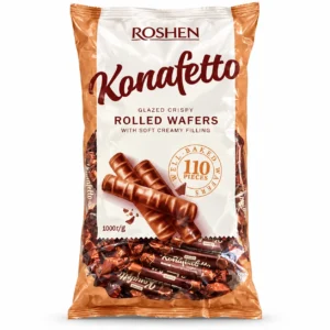 ویفر رولی ROSHEN مدل Konafetto وزن 1 کیلوگرم