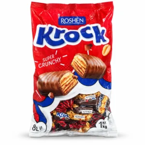 ویفر شکلاتی ROSHEN مدل KROCK وزن ۱ کیلوگرم