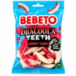 پاستیل BEBETO مدل DRACOOLA TEETH وزن 80 گرم