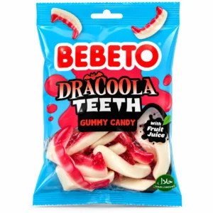 پاستیل BEBETO مدل DRACOOLA TEETH وزن 80 گرم