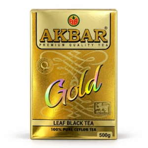چای سیاه AKBAR مدل Gold وزن ۵۰۰ گرم