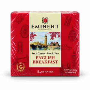 چای سیاه سیلان کیسه‌ای EMINENT مدل ENGLISH BREAKFAST بسته 100 عددی