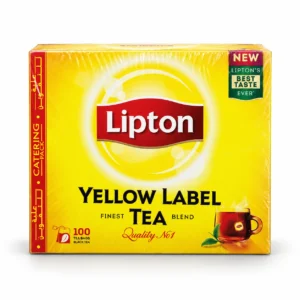 چای سیاه کیسه‌ای Lipton مدل Yellow Label بسته 100 عددی